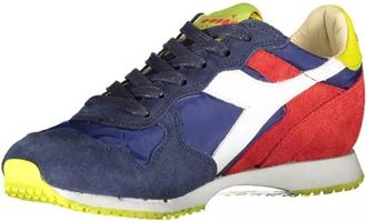 Diadora Blue Nylon Suede Trainers for Women