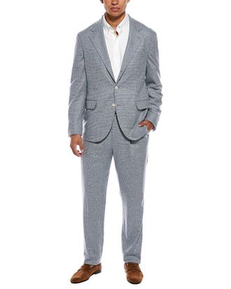 Brunello Cucinelli 2Pc Wool & Silk-Blend Suit