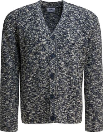 Nn.07 Nn07, Truien & Vesten, Heren, Grijs, M, Katoen, Jesse 6454 Cardigan