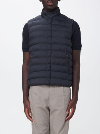 Herno Quilted and Padded Gilet in Technical Fabric with High Neck and Zip Pockets