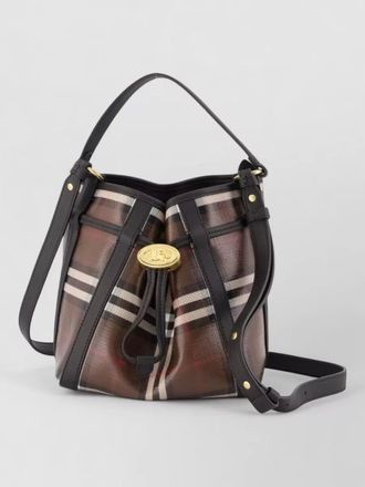 Burberry mini cotton bucket bag