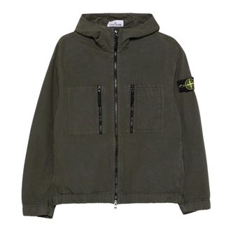 Stone Island Heren, Jassen, Groen, Maat: L Katoen