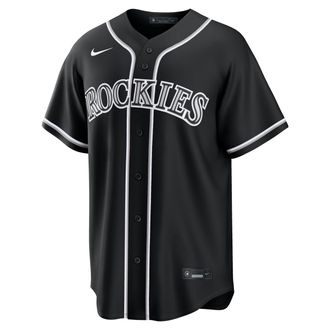 Nike Colorado Rockies Nike Mens MLB Replica Fashion Jersey in Black | RP260HMDDNV-JJ9
