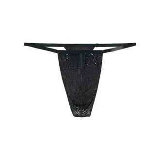 HOM Strip G-String in Black at Nordstrom, Size X-Large