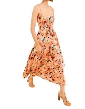 Ulla Johnson Vidri Cotton Cami Midi Dress In Camellia