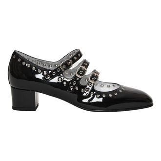 Carel Dames, Schoenen, Zwart, Maat: 38 EU Leer