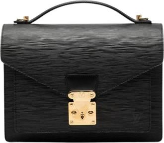 Louis Vuitton Pre-owned Handbags, female, Black, Size: ONE SIZE Pre-owned Leather Handbag