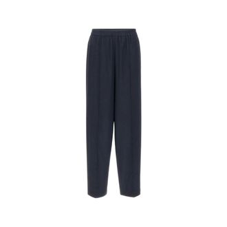 Fabiana Filippi Straight Trousers, female, Blue, Size: L Straight Trousers