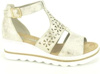 Rieker Schoenen, Dames, Geel, 40 EU, Sandalen met stijl Spie Z