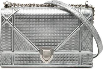 Dior Pre-owned Dior Medium Metallic Patent Microcannage ama Flap Ladies 5GRBW6RUSDBCKLKM