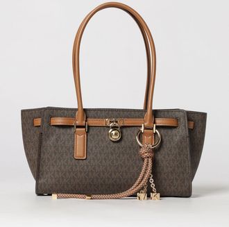 Michael Kors Borsa Hamilton Moderne in cotone spalmato con monogram MK