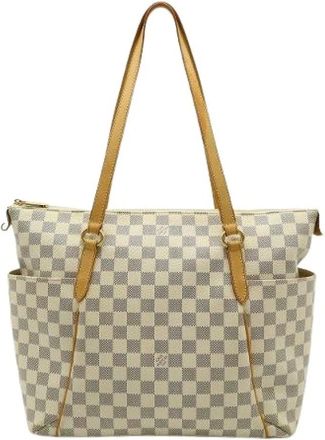 Louis Vuitton Pre-owned Tote Bags, female, Beige, Size: ONE SIZE Pre-owned Vintage Tote Bag