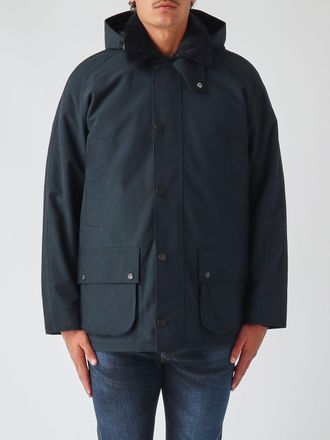Barbour Ashby Waxed Cotton Jacket with Corduroy Collar