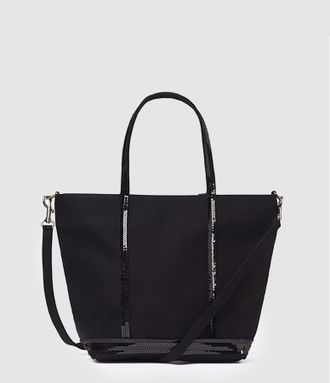 Vanessa Bruno Cabas S Toile Zipp&eacute; Noir