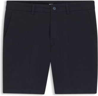 BOSS Modern-fit shorts in stretch-cotton twill