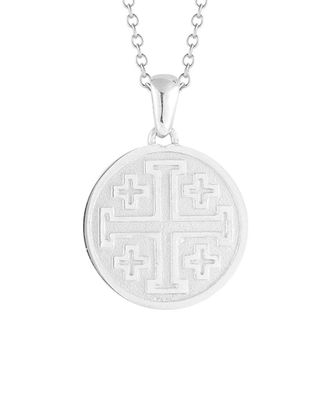 I.Reiss Company 14K Cross Coin Necklace