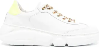 AGL Agl, Schoenen, Dames, Wit, 39 EU, Leer, Emilie Lage Leren Sneakers