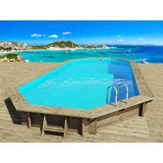 Habitat et Jardin Habitat Et Jardin - Piscina De Madera ibiza - 8.57 X 4.57 X 1.31 M