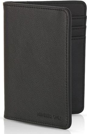 Members Only Passport Holder, Bifold Wallet with Secure Card Slots in Black at Nordstrom