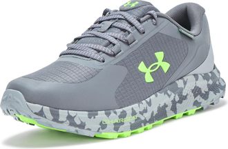 Under Armour Mens Charged Bandit Trail 3 Storm Proof Sneaker, (025) Castlerock/Steel/Hyper Green, 10.5 UK