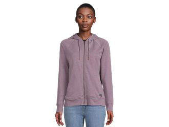 L.L.Bean Peaks Island FZ Hoodie Ws Womens Sweater Rustic Purple : XS, Cotton