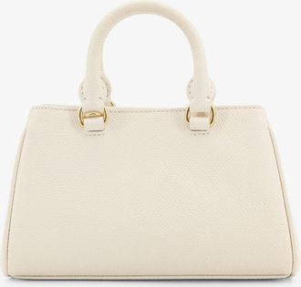 Valentino Garavani Womens Mini Leather Handbag Vlogo Signature White Handbags Hand Bags