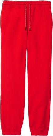 Burberry equestrian knight embroidered cotton trousers - women - Cotton/Silk/Wool/Modacrylic/Polyester/Metallic Fibre/Nylon/Cotton - S