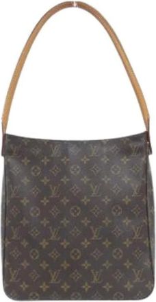 Louis Vuitton Pre-owned Shoulder Bags, female, Brown, Size: ONE SIZE Pre-owned Looping GM Shoulder Bag