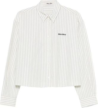 Miu Miu Striped Shirt