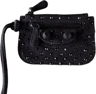 Balenciaga Pre-owned Mini Bags, female, Black, Size: ONE SIZE Pre-owned Cagole Card Holder