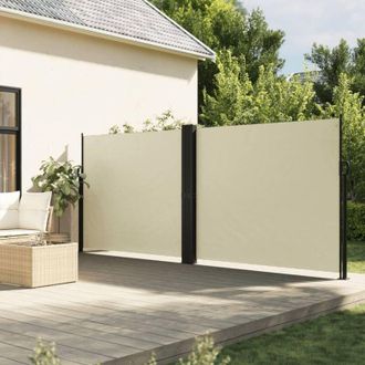 vidaXL Toldo Lateral Retr&aacute;ctil Crema 180x600 Cm Vidaxl