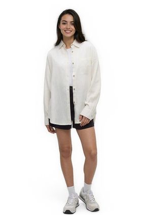 tentree West End Shirt in Undyed at Nordstrom, Size X-Large