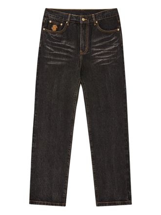 Billionaire Boys Club embroidered jeans - Zwart
