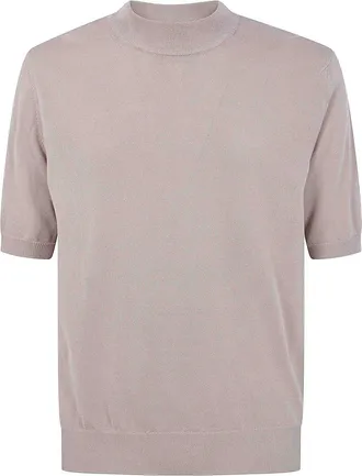 Zanone Turtle Neck Short Sleeves Sweater