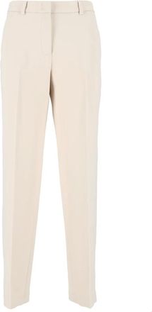 PESERICO Pantalones de corte slim - Trousers - Mujer - Beige - M