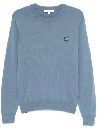 Maison Kitsun&eacute; Maison Kitsune Bold Fox Head Applique Sweater