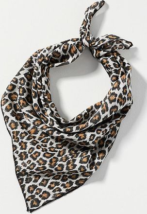 The Great. 100% Cotton Leopard Hair Scarf