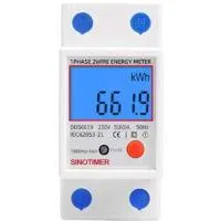 OEM Contatore Secondario Monofase, Certificato Mid, 45a Max Modulare, Tariffa Unica, Display Lcd. - Crezuo