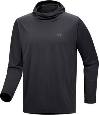 Arc'teryx Cormac Hoody Laufshirt f&uuml;r Herren | schwarz/grau