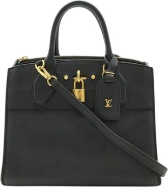 Louis Vuitton Pre-owned Vintage Schoudertas - Dames - Vintage Handtas - Zwart - ONE Size - Leer - Vintage