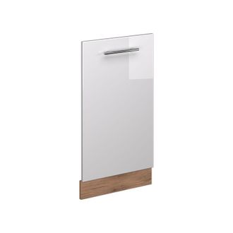 Vicco Panel Frontal Del Lavavajillas Fame-line, Blanco Alto Brillo, 45 Cm Sin Encimera Vicco