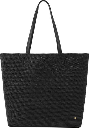 Helen Kaminski Matale Raffia Tote in Charcoal/Black at Nordstrom