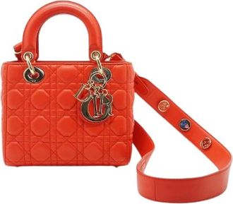 Dior Pre-owned Borsa My Lady Dior Cannage Piccola - - Pre-owned - Donna - Arancione - ONE SIZE