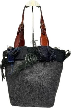 Marni Pre-owned Bucket Bags, female, Multicolor, Size: ONE SIZE Pre-owned Wool Bucket Bag