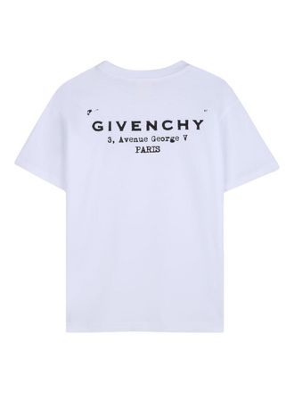 Givenchy Back Print Cotton T-Shirt - White
