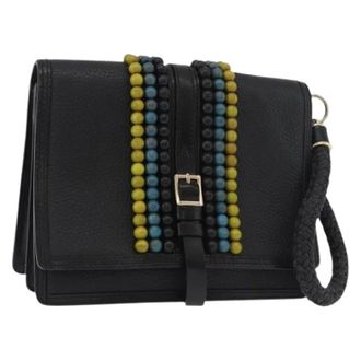 Burberry Pre-owned Clutches, female, Black, Size: ONE SIZE Pre-owned Vintage Clutch
