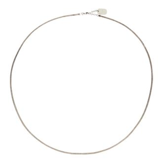 Saint Laurent Long Chain Necklace in Metal - female - Saint Laurent - Necklaces - Gray - ONE SIZE - Accessories