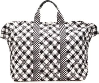Chanel Pre-owned Tote Bags, female, White, Size: ONE SIZE Pre-owned Canvas totes