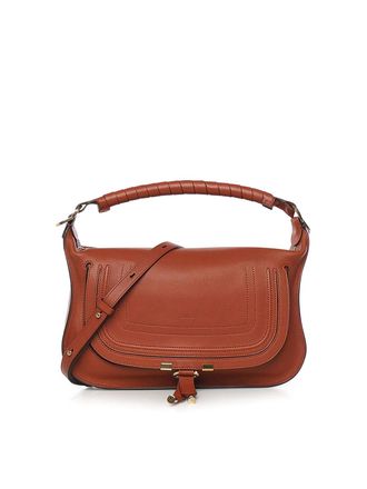 Chlo&eacute; Small Marcie Leather Shoulder Bag
