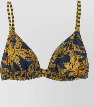 Eres hamac triangle bikini top adjustable straps tropical